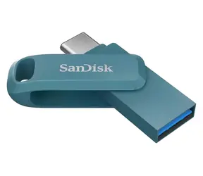 SanDisk Ultra Dual Drive Go 64 GB modrá / Flash disk / USB-A + USB-C / čítanie až 150 MB/s