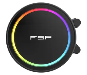 FSP AE36-B čierna / AIO vodný chladič CPU / 360 mm / 3x 120 mm ARGB / 2300 RPM / 36 dB / Intel + AMD