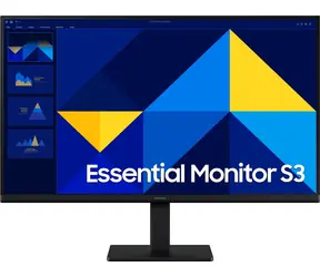 27" Samsung Essential S3 S27D304GAU čierna / Monitor / IPS / 1920x1080 / 16:9 / 100Hz / 5ms / HDMI + VGA / VESA