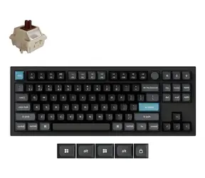 Keychron Q3 Ultra čierna / Drôtová klávesnica / hliníkový rám