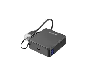 Sandberg Nano Powerbank 10000 čierna / Powerbanka / 10 000 mAh / PD 20W / 2x USB-C