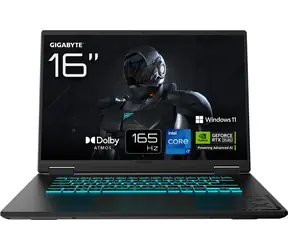 GIGABYTE GAMING A16 CWHI3CZ894SH čierna / Herný notebook / 16" WUXGA / Intel Core i7-13620H / 16GB / 1TB SSD