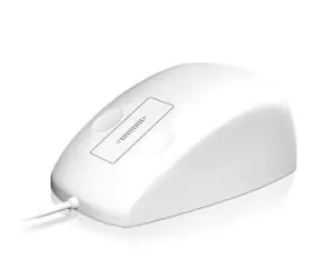 Keysonic Waterproof Mouse biela / Myš / USB / silikónová / vodotesná