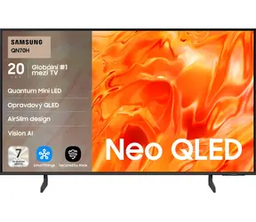 75" Samsung QE75QN70HA čierna / Televízia / 4K Neo QLED / 3x HDMI / 2x USB / Wi-Fi / BT / CI + / LAN / 20W repro