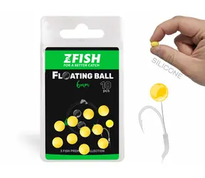 Zfish Floating Balls 6 mm / Plávajúce gulička / silikónová / 10 ks