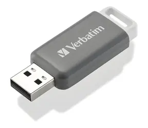 Verbatim DataBar 128GB sivá / Flash Disk / USB-A 2.0