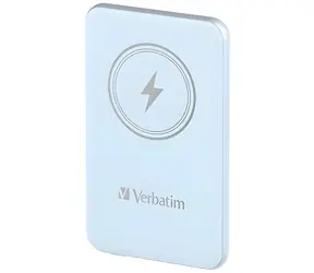 Verbatim Charge 'n' Go 5000 mAh svetlo modrá / Bezdrôtová powerbanka / Qi / PD 3.0 / Quick Charge 3.0