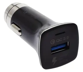 2GO 795955 čierna / Autonabíjačka / 18W / 3 A / 1x USB-A / QC 3.0