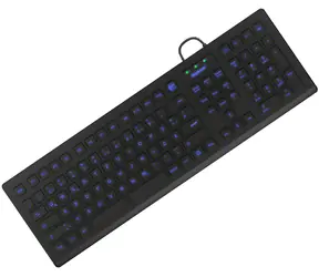 Keysonic KSK-8031INEL-B čierna / Priemyselná klávesnica / Silikón / DE / USB