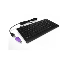 Keysonic KSK-5010ELC čierna UK / Mini klávesnica / USB / podsvietená / numerický blok