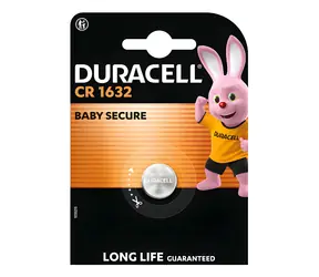 Duracell CR1632 / Gombíková batéria / Lítium / 3 V / 137 mAh / 1 ks