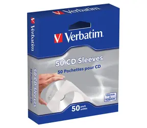 Verbatim papierové obaly na CD a DVD / Obal / 50 ks