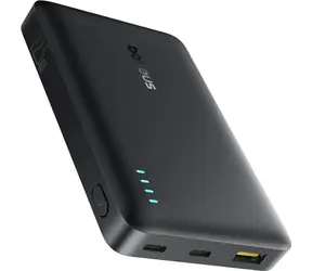 Baseus EnerFill FP21 čierna / Powerbanka / 10000 mAh / 22,5 W / 2x USB-C / 1x USB-A