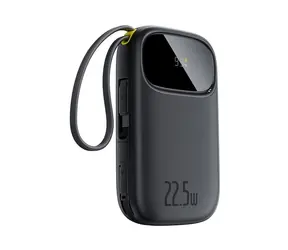 Baseus EnerFill FC31 Qpow 3 20000mAh čierna / Powerbanka / USB-C v tele / Lightning v tele / USB-A / 22,5W