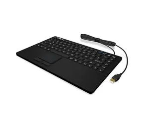 Keysonic KSK-5230 IN čierna / Priemyselná klávesnica / Touchpad / IP68 / 87 kláves / CH