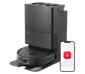 Roborock Q Revo PLUS čierna / Robotický vysávač / vysávanie & mopovanie / 5200 mAh / 63 dB