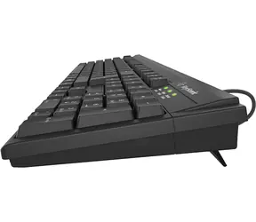 Keysonic KSK-8008U-IP čierna / Klávesnica / USB / IPX7 vodeodolná / Full-size / 105 kláves