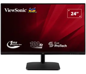 23,8" ViewSonic VA2432-MHD-3 čierna / Monitor / IPS / 1920x1080 / 100 Hz / 1ms / 250 cd/m2 / HDMI / DP / VGA / VESA
