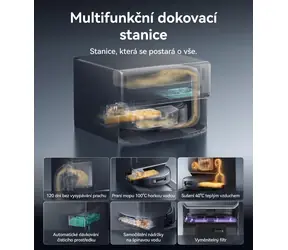 Narwal Flow 2 Compact Station / Robotický vysávač s mopom / 31 000 Pa / pásový mop 60 ° C / AI NarMind Pro 2.0