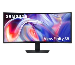 40" Samsung ViewFinity S8 čierna / Monitor / VA Curved / 5120 x 2160 / 21:9 / 144Hz / Thunderbolt 5 / KVM