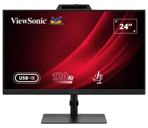 24" ViewSonic VG2441V / Monitor / IPS / 1920 x 1080 / 120Hz / 4ms / USB-C / Webkamera / Pivot