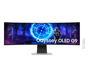49" Samsung Odyssey G9 OLED SMART S49DG954SU strieborná / Monitor / OLED / 5120 x 1440 / 32:9 / 240 Hz / HDMI & DP