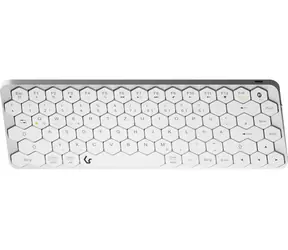 Keysonic KSK-5020BT-S strieborná / Mini klávesnica / Bluetooth 5.0 / 83 kláves / DE / podsvietenie