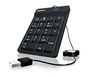 Keysonic ACK-118BK čierna / Numerická klávesnica / Silikónová / USB / 18 kláves