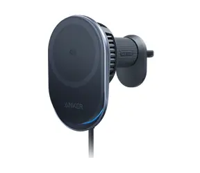 Anker Prime čierna / Držiak do auta s bezdrôtovým nabíjaním / Qi / 25W / do mriežky