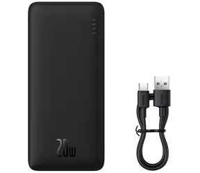 Baseus Airpow 30000mAh čierna / Powerbanka / 20W / USB-A / USB-C