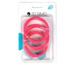 3DSimo Filament TERMOCHROME červená/biela / Tlačová struna pre 3D pero / 1,75 mm / 15 m