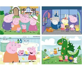 Educa Puzzle Prasiatko Peppa 4v1