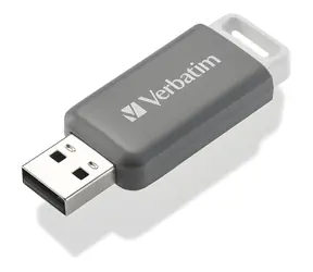 Verbatim DataBar 128GB sivá / Flash Disk / USB-A 2.0