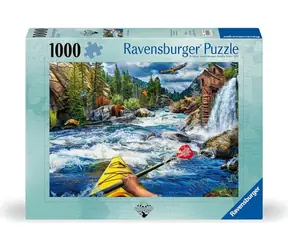 Ravensburger Puzzle Wanderlust: Jazda divokou riekou / 1000 dielikov