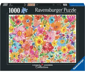 Ravensburger Puzzle Kvitnúce krásky Canadian Collection / 1000 dielikov
