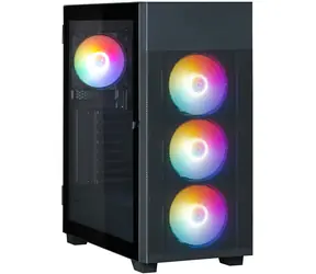 Zalman S5 Neo čierna / Skriňa / ATX / 4X 120mm RGB / USB 3.2 Gen2 + USB 2.0 / bez zdroja / priehľadná bočnica