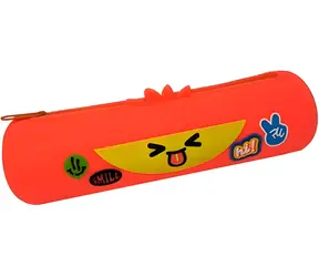 MITAMA Mitamino Animal oranžová / Peračník / Silikón / Zip
