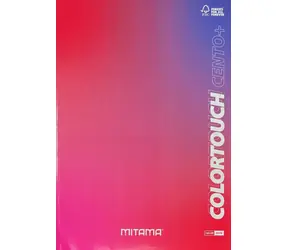 Mitama Color Touch ružová-modrá / Zošit / A4+ / linajkový s okrajmi / 52+2 listov / 100 g
