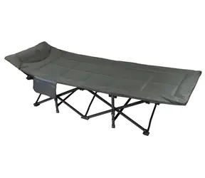 Cattara Easy šedozelená / Lehátko kempingové skladacie / 6,6 kg