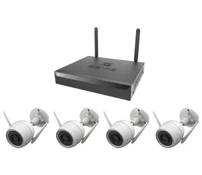 Ezviz H3C 2K+ Kit / Kamerový systém / 4X IP kamera Bullet / Wi-Fi / 4Mpix / 1x NVR CS-X5S-R100-8W