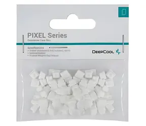DEEPCOOL PIXEL biela / Dekoračné bity pre skriňu / 100 ks / guma