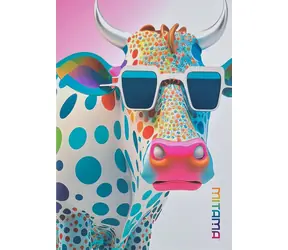 Mitama Animal krava / Zošit / A4 / linajkový / 40 +2 listov