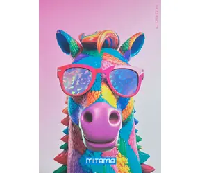 Mitama Animal kôň / Školský zošit / A4 / 40 listov / štvorčekový