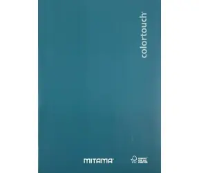 Mitama Color Touch tmavo zelená / Zošit / A5 / Linkovaný / 40 +2 listov / 80 g/m2
