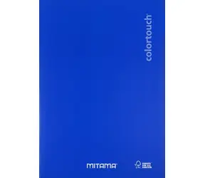 Mitama Color Touch modrá / Zošit / A5 / Linkovaný / 40 +2 listov / 80 g/m2