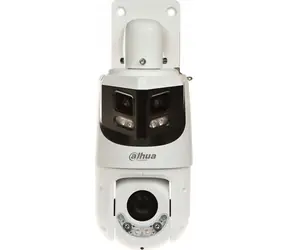 Dahua SDT4E425-8P-GB-APV1 biela / Vonkajšia Panorama + PTZ IP kamera / 8 Mpx 180 ° + 4 Mpx 25x zoom / IR 100 m / IP66 / PoE + 