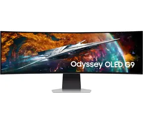 49" Samsung Odyssey G9 OLED SMART strieborná / OLED / 5120 x 1440 / 32:9 / 240Hz / 250cd/m2 / HDMI & DP