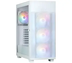 Zalman S5 Neo biela / Midi Tower / ATX / 4X 120mm RGB / USB 3.0 / USB 2.0 / bez zdroja / priehľadná bočnica
