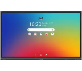 75" ViewSonic IFP7551 čierna / Interaktívny dotykový panel / 4K UHD / Android 14 EDLA / 50 bodov multi-touch / OPS slot