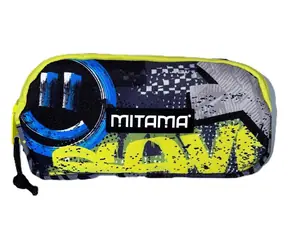 Mitama Peračník 2Zip Urban Smile / Školský peračník / 2 priehradky / zips s pútkom